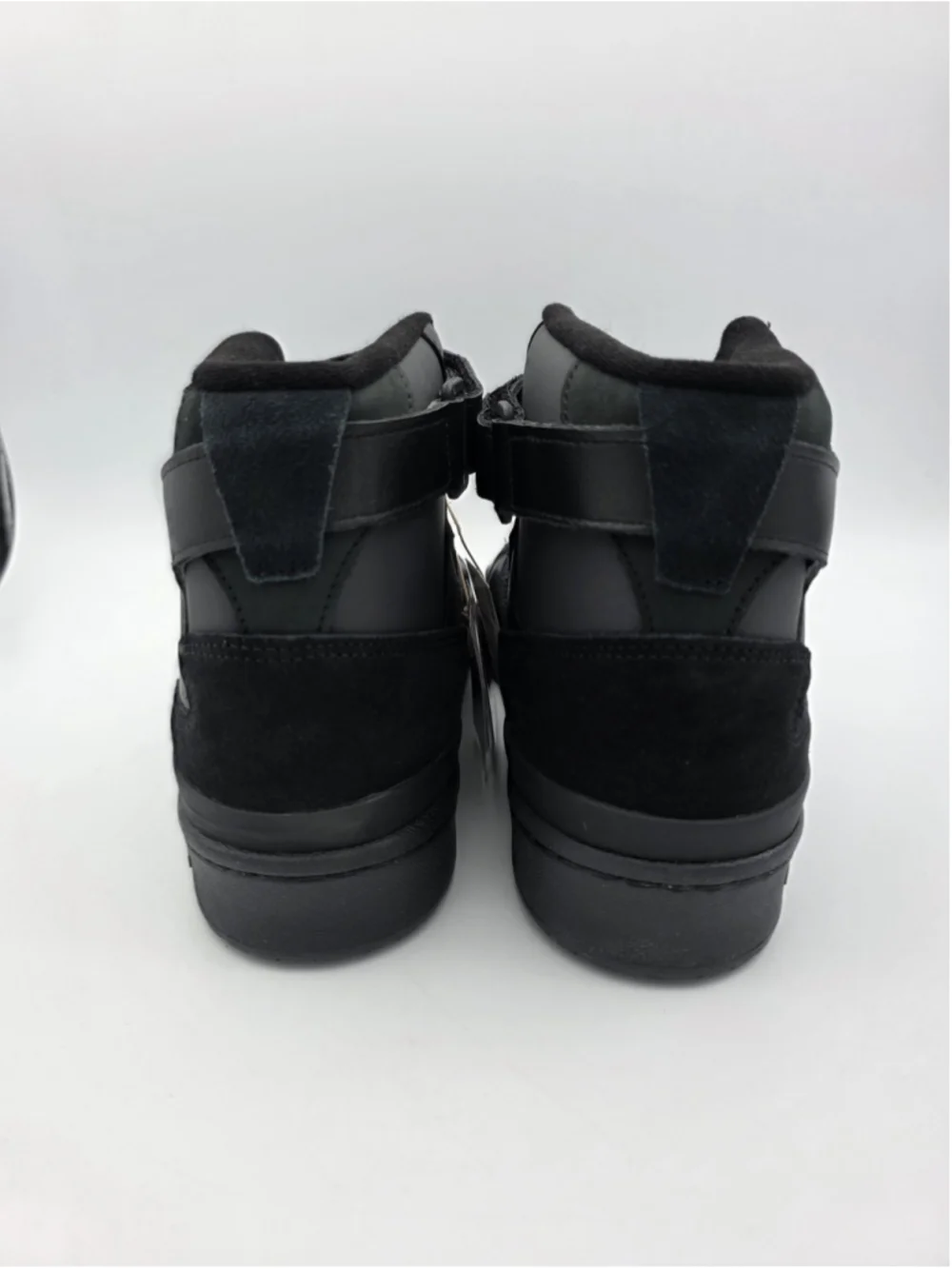 Adidas Forum 84 High Leather Sneakers Black Gold ID7315 Men's Size 10